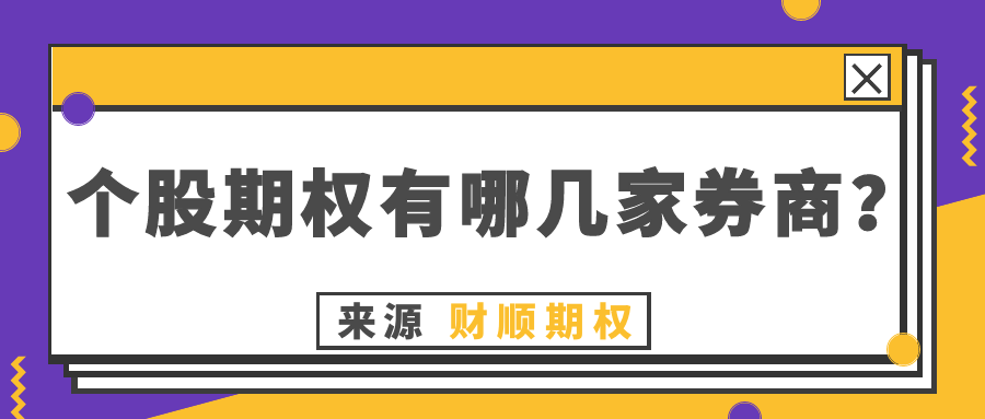 个股期权有哪几家券商?
